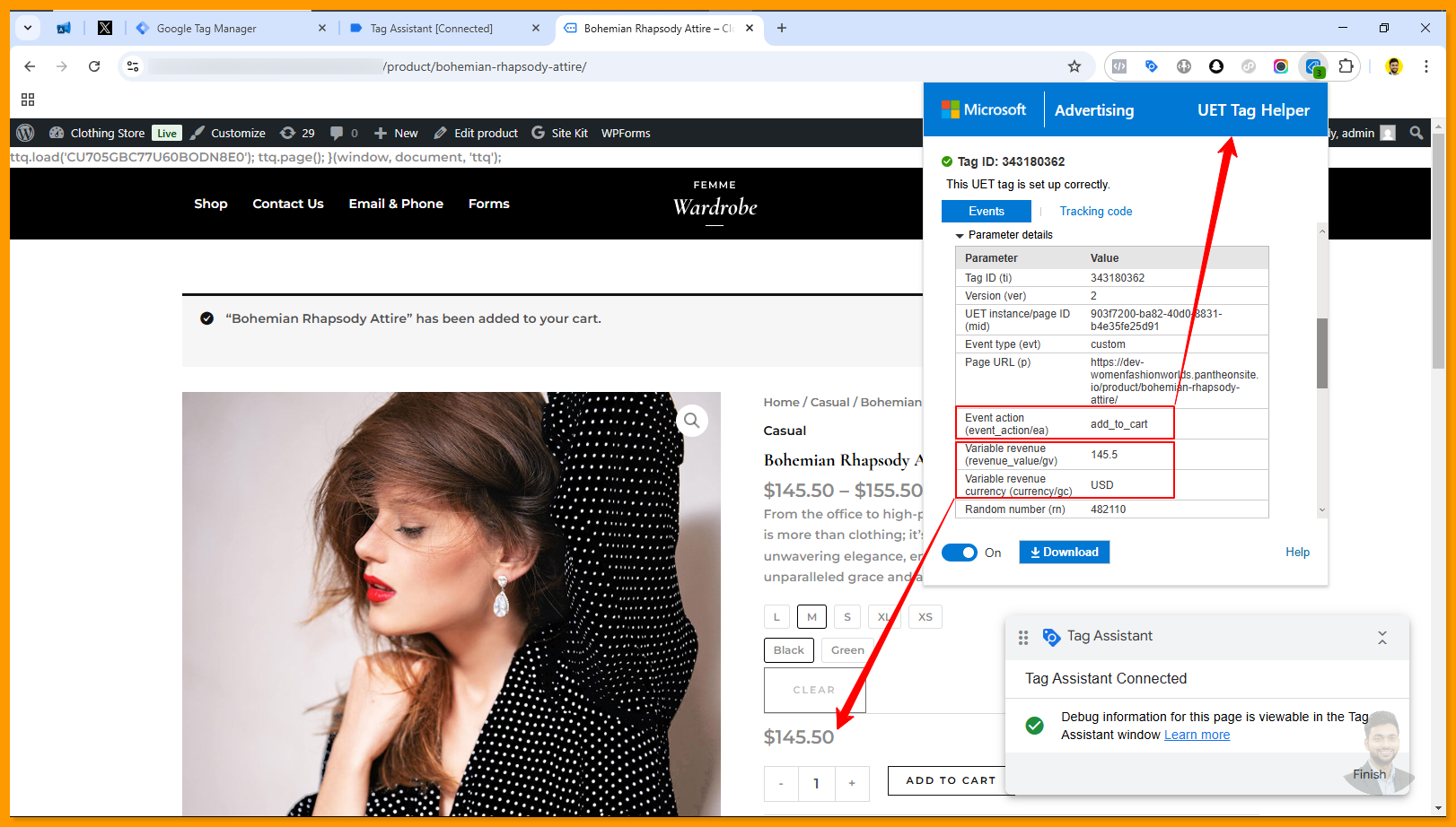 Bing Ads - Event - Add to Cart