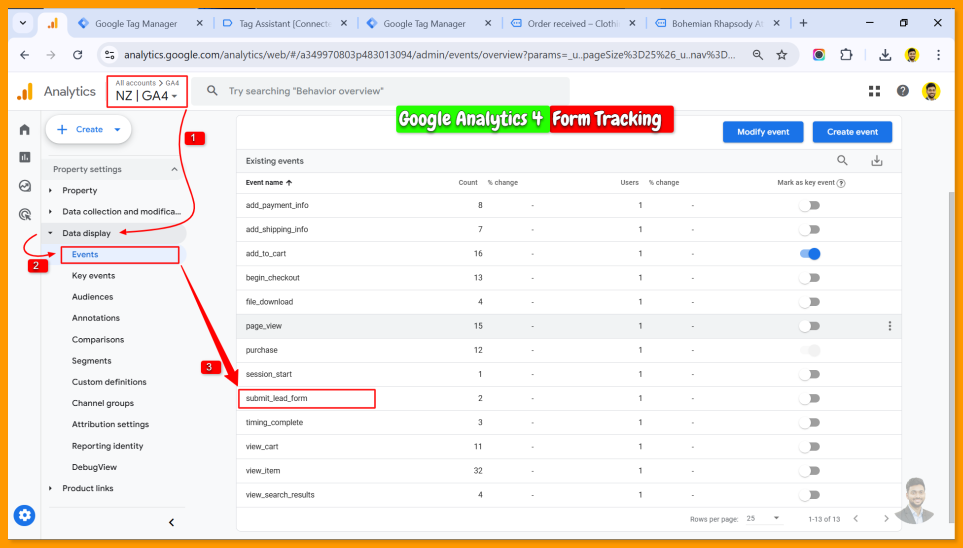 GA4 Form Tracking