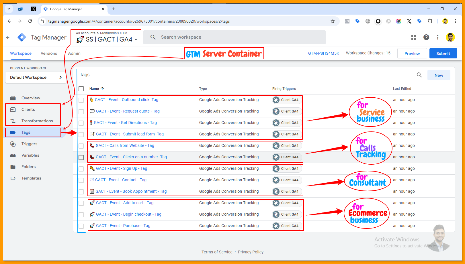 GACT - GTM Server Container