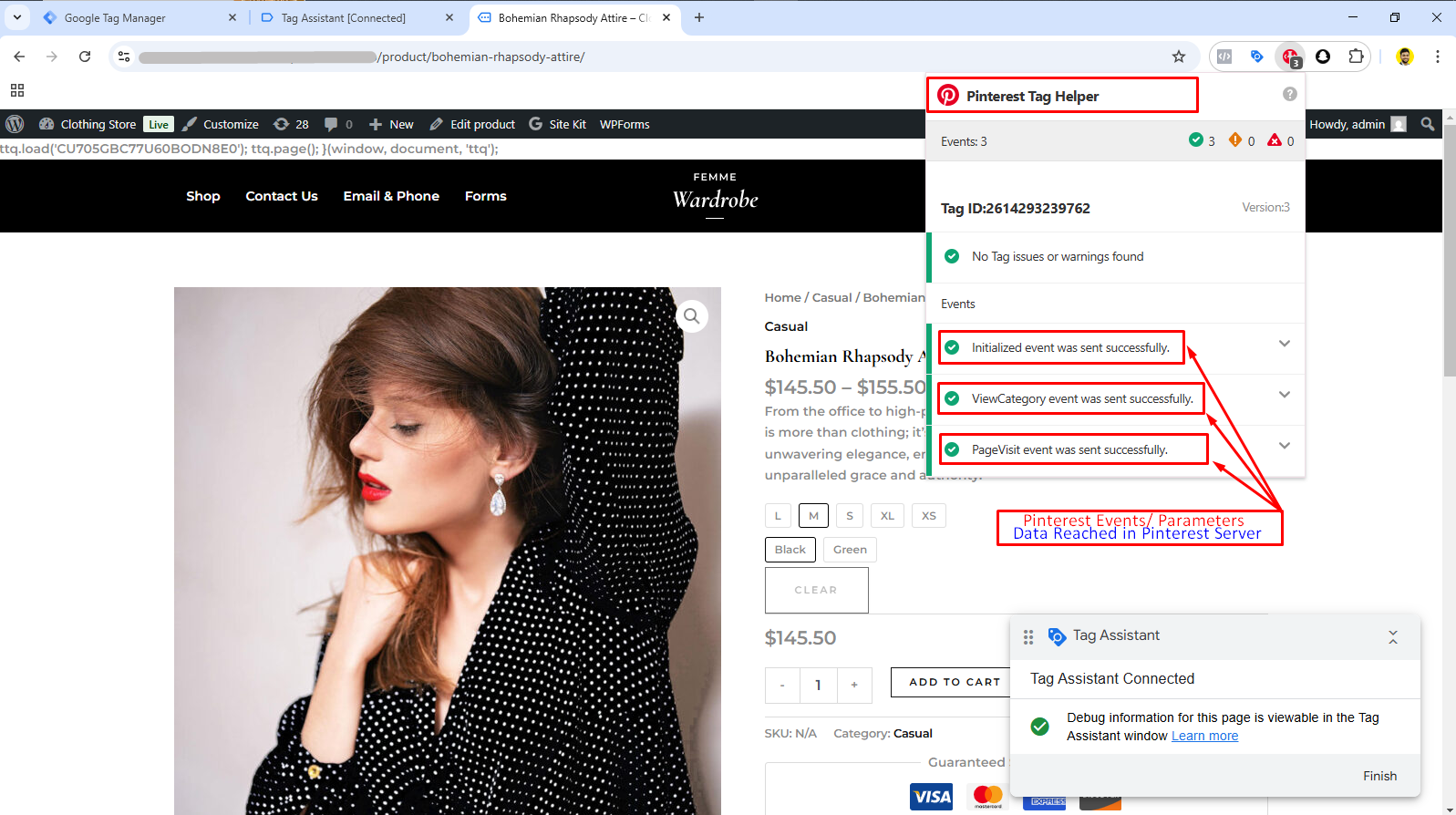 Portfolio - Pinterest data to sent successfully